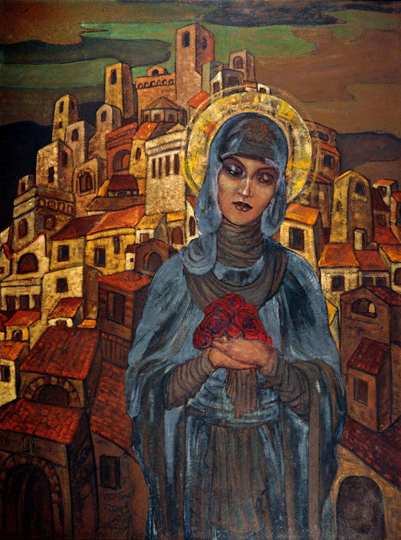 Roses of Heart, Princes Olga - painted by Nicolas Roerich.